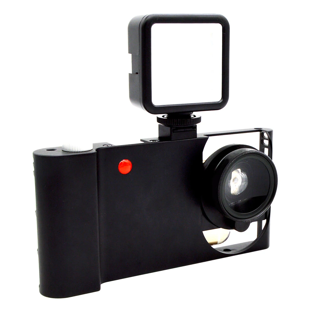 

Wide Angle Handheld DIY Lens Adapter Phone Filming Video Rig Photographic Equipment Rabbit Cage Camera Stabilizer Hot Shoe