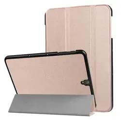 Для samsung Galaxy Tab S3 9,7 дюймов T820 T825 Smart Case 3 раскладной стенд авто сна/Пробуждение задняя крышка для samsung Galaxy Tab S3