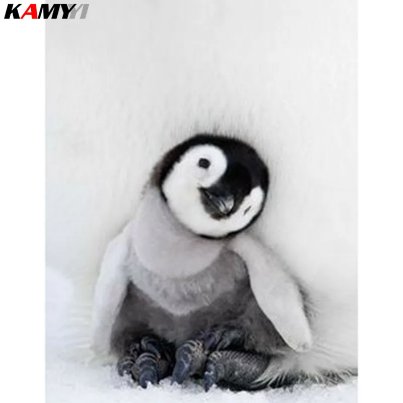 

Full Square/Round Drill 5D DIY Diamond Painting Cute penguin 3D Embroidery Cross Stitch Mosaic Decor HYY
