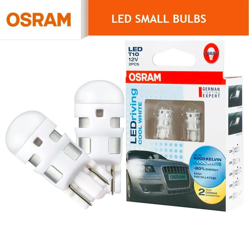 Светодиодный фонарь OSRAM для указателей поворота внутренние лампочки T10 W5W T20 W21W WY21W