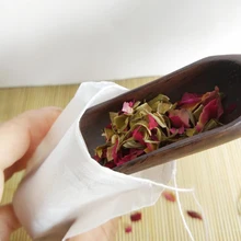 100 шт./лот пустые бумажные чайные пакетики со струнным тепловым уплотнением, бумажные пакетики для чая 5*7,5 см