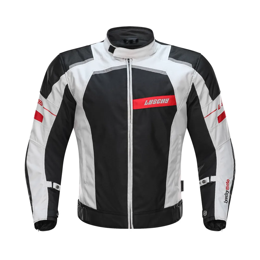 LYSCHY Urban Moto мотоциклетная куртка, пальто для верховой езды, светоотражающая одежда, мужская Броня, защитный костюм, Мужская экипировка, мужские гоночные куртки - Цвет: Gray Jacket