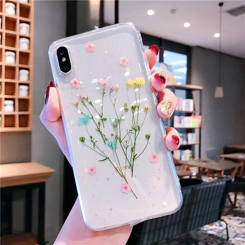 Прозрачный чехол ручной работы для iPhone 11 Pro Max X 7 8 Plus XS XR SE 2020 TPU задняя крышка