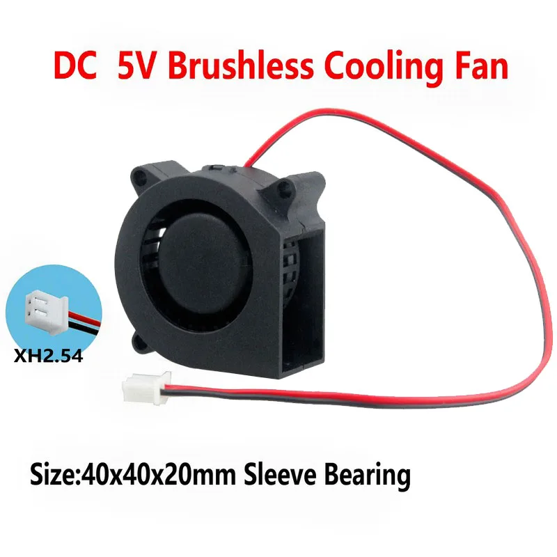 Gdstime 1 Piece 4020 DC 5V 40mm x 20mm 2 Pin Blower Fan 4cm 40mm*20mm Small Cooler Raditor | Компьютеры и офис
