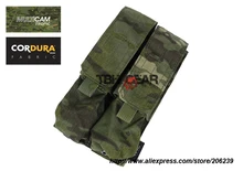 TMC MP7A1 Double Magazine Pouch MOLLE Multicam Tropic MP7 Magazine Pouches Fit 4 Mags Free shipping