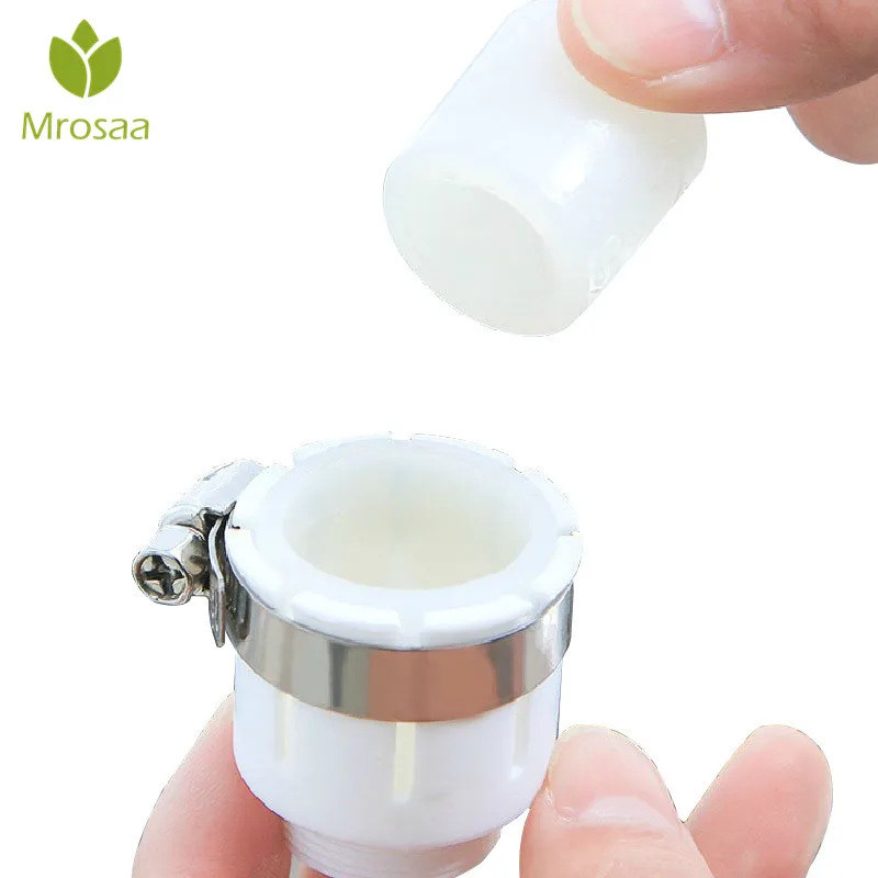 

Mrosaa General Faucet Shower Converter Splash Sprinkler Tap Water Economizer Kitchen Faucet Fittings for 18-22mm Connecting Pipe
