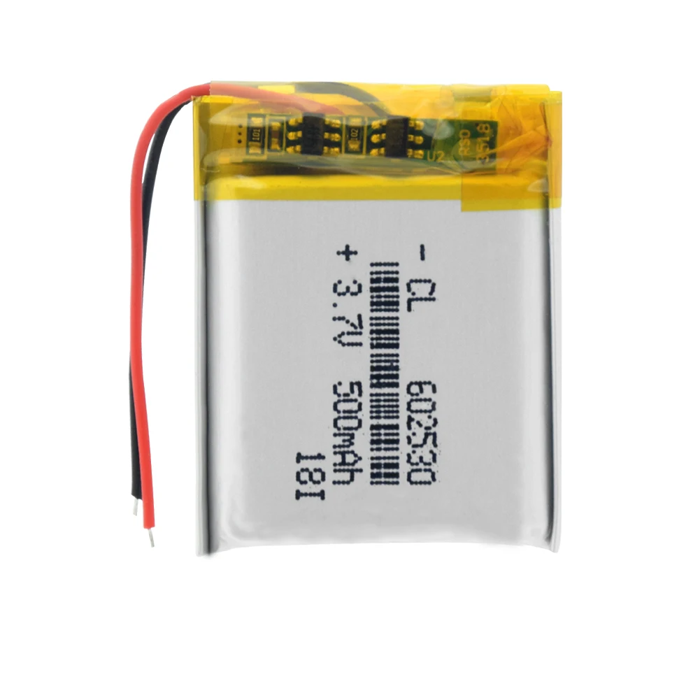 3,7 V 500mAh литий-полимерный аккумулятор 602530 батарея литий-ионный Lipo ячеек для gps MP3 MP4 игрушка bluetooth-гарнитура - Цвет: 1 Pc