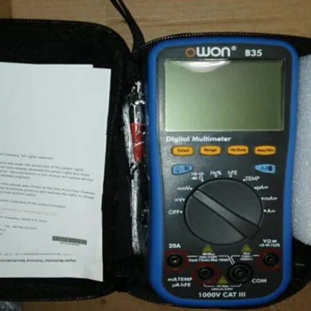 OWON Bluetooth цифровой B35 регистратор данных мультиметр Температура метр