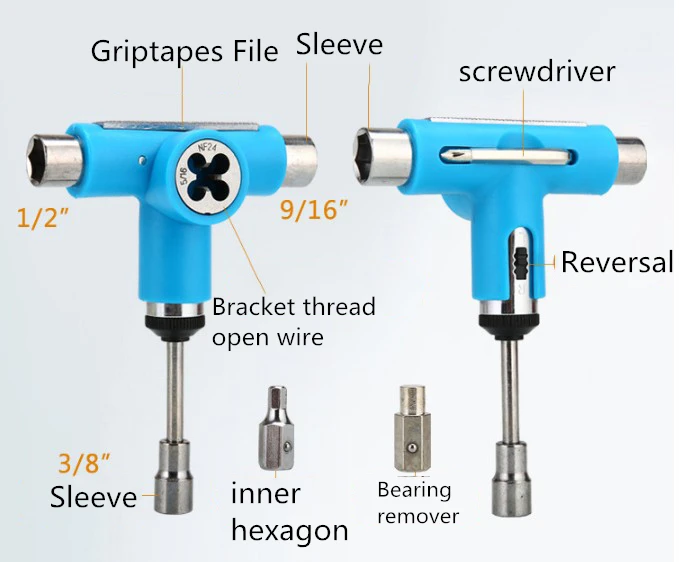 Полуавтоматический скейтборд t-инструменты t-скейтборд инструменты Монтажный скейтборд монтажный инструмент скейтборд гаечный ключ скейтборд T инструмент