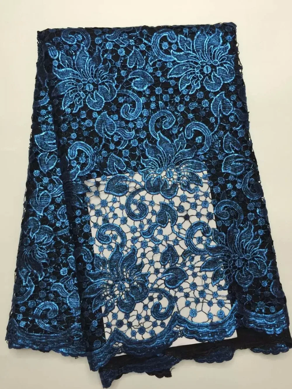 Оптовая цена 5 метров Высокого качества Африканская Шнур Кружева/Cupion Кружева