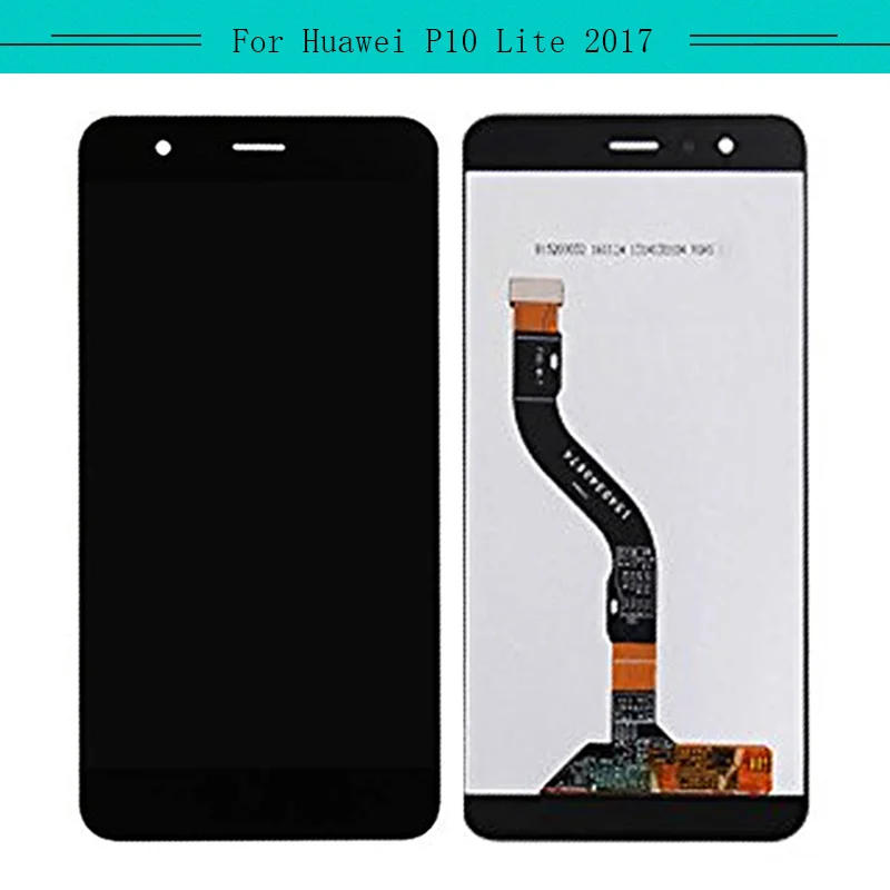 1pc For Huawei P10 Lite 2017 full LCD Display Assembly with Touch Screen Glass Digitizer Complete Free shipping | Мобильные телефоны