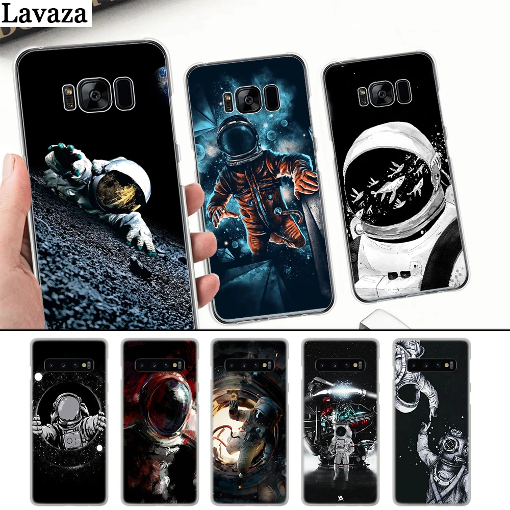 

Lavaza Funny Astronaut Hard Case for Samsung S6 Edge S7 S8 Plus S9 S10 S10e Note 8 9