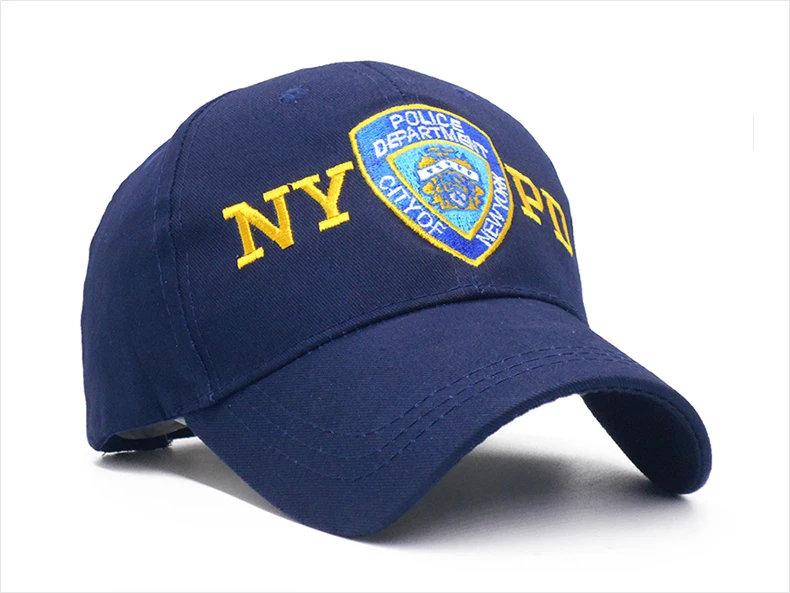 Новая модная бейсбольная Кепка с вышивкой NYPD Police женская уличная армейская кепка Повседневная шляпа для отца Мужская тактическая Кепка