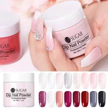 

UR SUGAR 30ml Dip Nails Glitter Powder Pigment Gradient French Chrome Nail Art Dipping Dust Powder Without Lamp Cure
