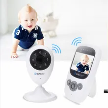 SUNLUXY 2.4” Color Video Wireless Baby Monitor Night Light Babyphone Security Camera 2 Way Talk Digital Zoom Music Temperature