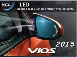 Qirun заднего вида синий зеркало с светодио дный поворотов стрелка и Электрический нагрева для Toyota CHR 2017