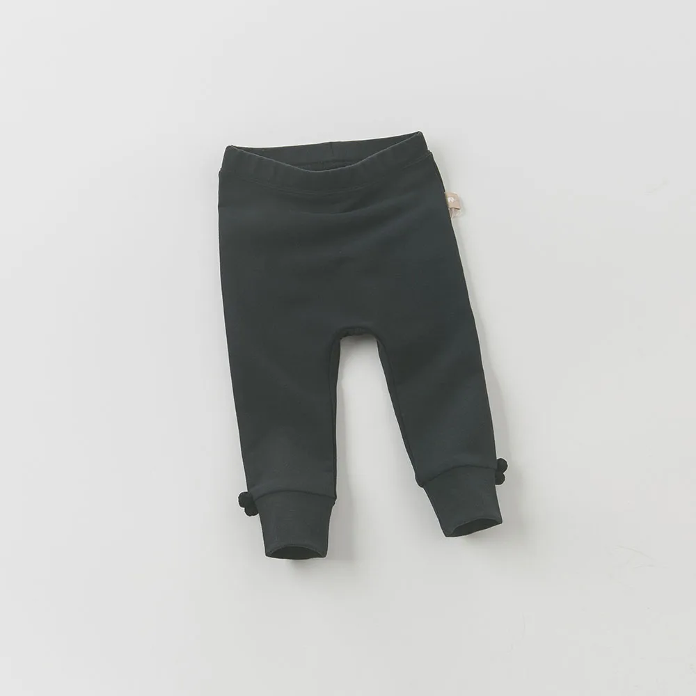 DB6142 dave bella/осенние длинные серые штаны для маленьких девочек Детские прямые штаны брюки для девочек