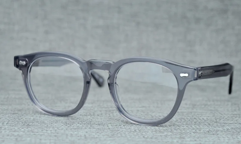 LKK качественные ацетатные винтажные очки против близорукости в оправе, традиционная Толстая оправа, ручные круглые очки для мужчин и женщин, оправа для очков