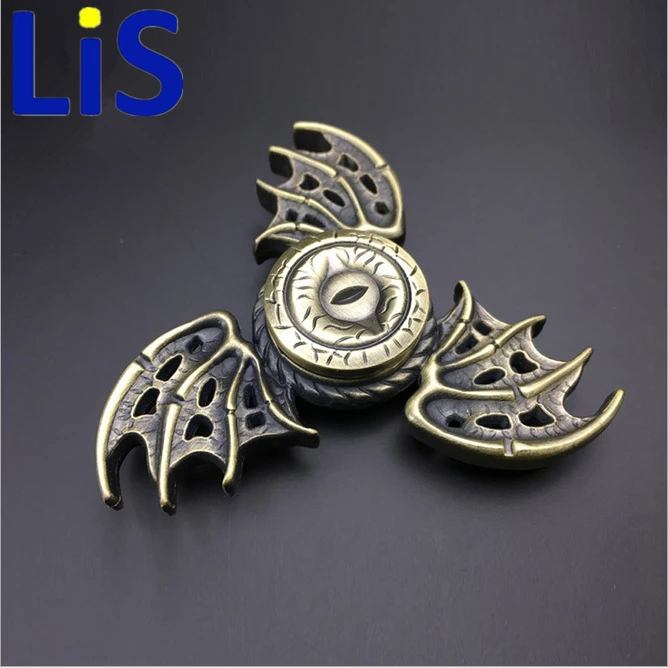 

Lis Promotion Game of Thrones Hand Spinner Metal Finger Stress Relief Tri Spinner Dragon Fidget Spinner Toy gift
