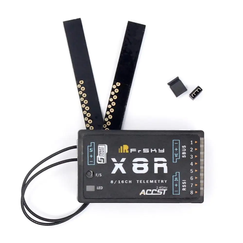 Приемник FrSky ACCST X8R 8/16ch для XJT Taranis X9DPlus Horus X12S SMARTPORT и SBUS | Электроника