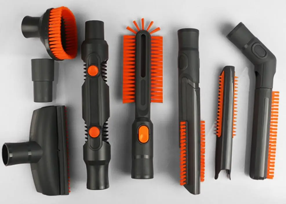

32-35mm 9pcs Tools Nozzle Valet Car Vehicle Computer Keyboards Gap Brush Kit For Haier Philips Panasonic Karcher Delmar LG Midea