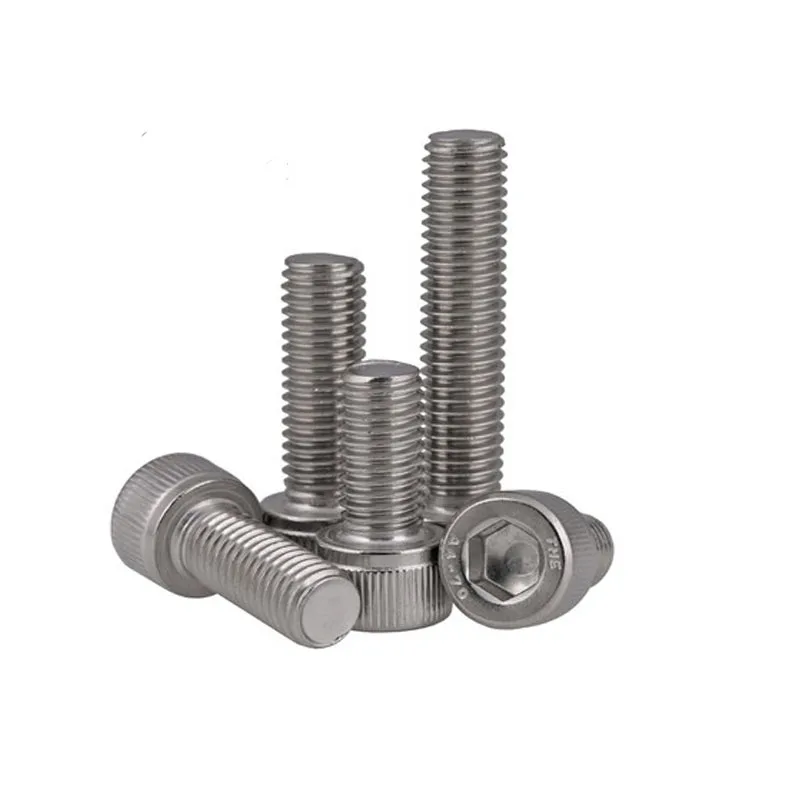 

100pcs M3 Din912 Metric Thread 304 Stainless Steel Hex Socket Head Cap Screw Bolts M3*3/4/5/6/8/10/12/16/20/25/30/35/40/45/50mm