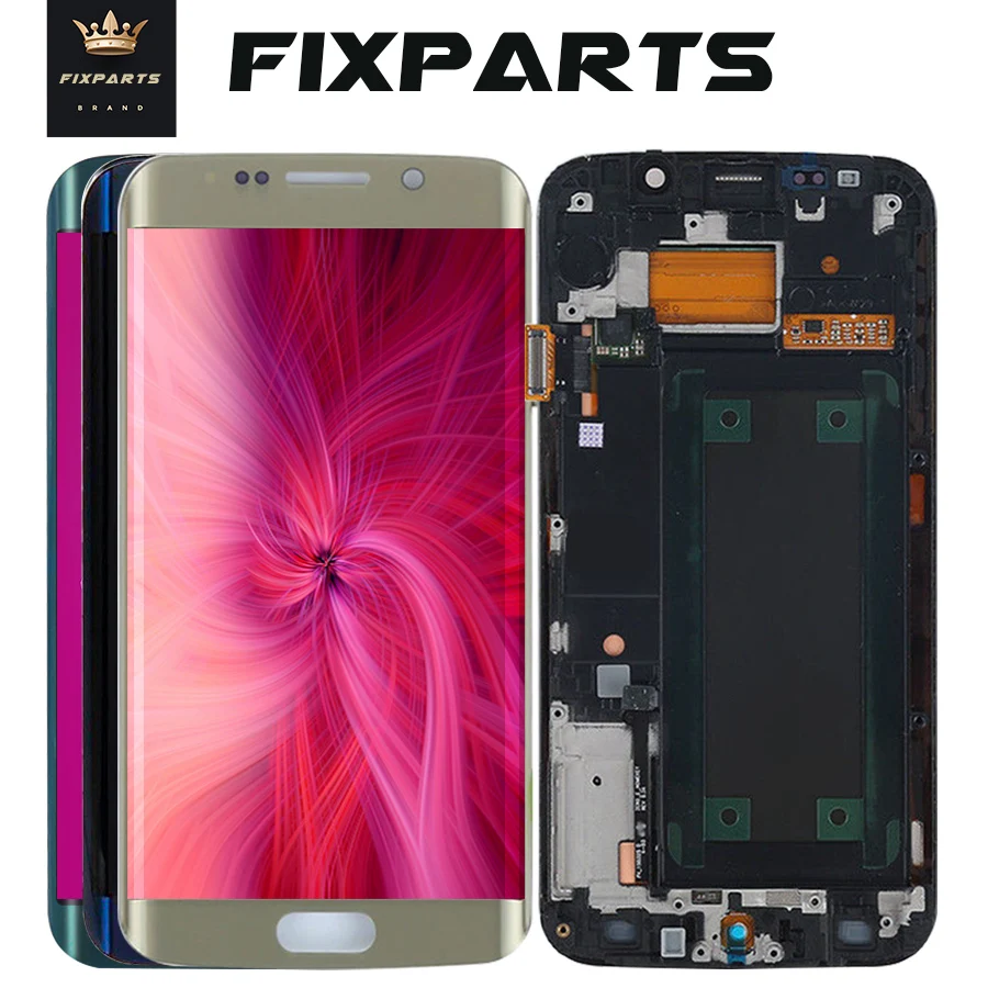 ORIGINAL 5.1'' SUPER AMOLED Display for SAMSUNG Galaxy S6 edge LCD
