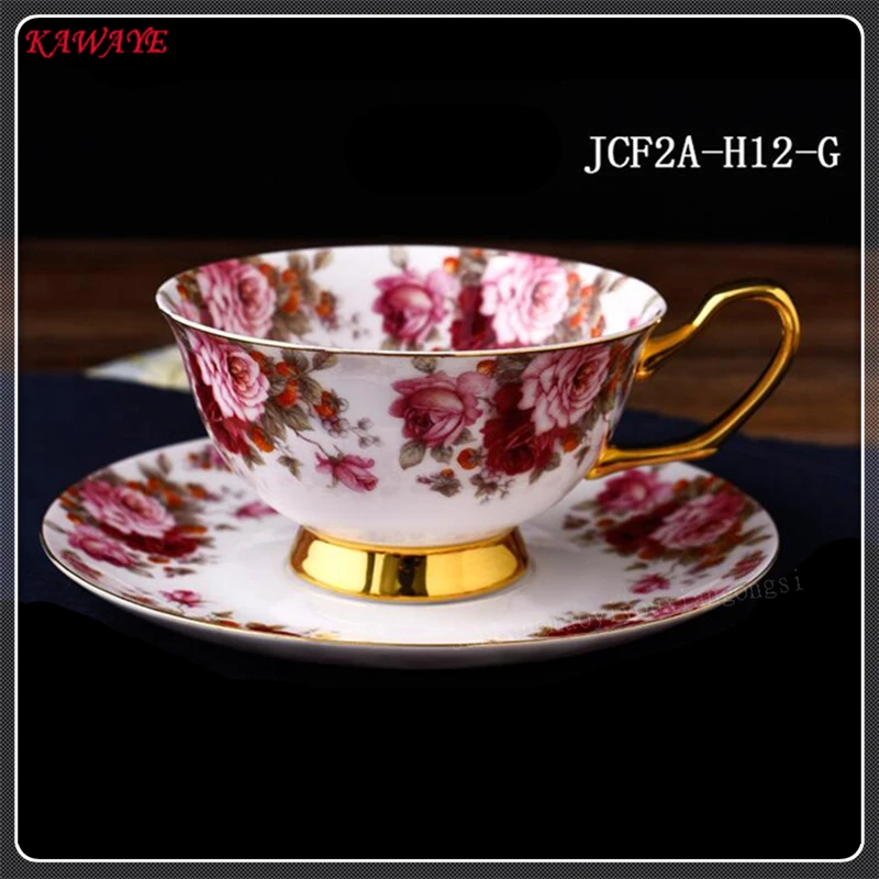 1 комплект мода костяной фарфор керамическая чашка, блюдечко творческий день цветочный чашки и блюдца ложка кости набор фарфоровых чашек 8ZDZ510