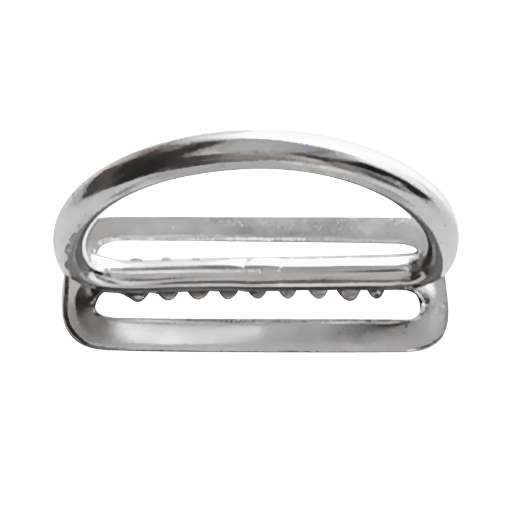 Perfeclan Scuba Diving Dive Stainless Steel Weight Belt Keeper Stopper Slider with D-ring Scuba Diving Weight Belt Keeper 