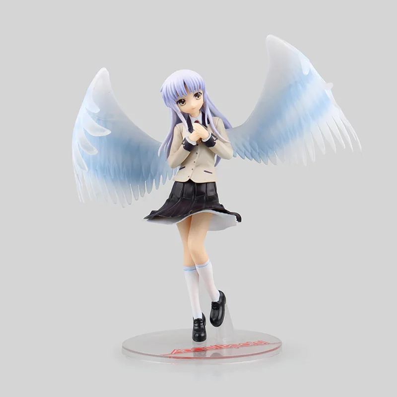 

Huong Anime Figure 22 CM Angel Beats! Tenshi School Uniform Ver. Tachibana Kanade PVC Action Figure Collectible Model Toy