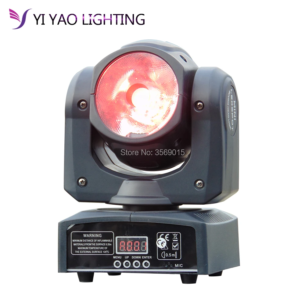

60W Moving Head Light Led 10/13 Channel Stage Effect RGBW for DJ Club Show Disco Party Bar Lighting