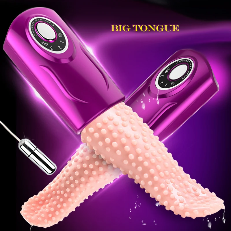 Сосание вибратор Стимулятор клитора ласки языком Sextoy 7 скоростей женские секс