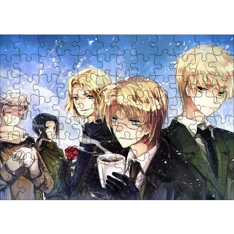 120 шт./кор. Hetalia Axis Powers для самостоятельного изготовления бумажный паззл аниме