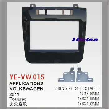 

2 DIN Car Refitting Frame Panel For Volkswagen Touareg Radio Stereo CD DVD Player NAVI Navigation ABS Fascia Kits