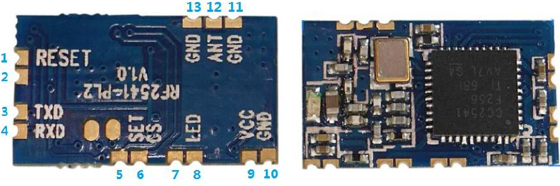 2 шт./лот rf2541-pl2 встроен низкое Мощность потребление 4.0 Bluetooth модуль РФ с UART Интерфейс