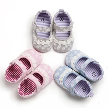 

Kid Shoes Rubber Bottom Baby Shoes Non-Slip Newborn Infant First Walkers Girls Toddler Cotton Soft Sole Shoes