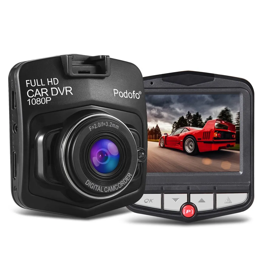 Podofo A1 мини Автомобильная dvr камера Dashcam Full HD 1080P видео рекордер GT300 регистратор g-сенсор ночного видения видеорегистратор