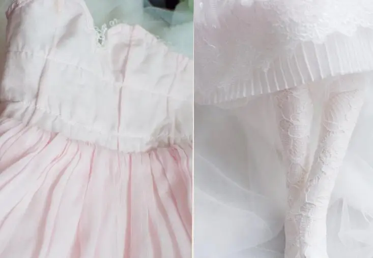 Новая розовая/синяя длинная юбка платье одежда в западном стиле 1/3 1/4 BJD Кукла SD MSD одежда