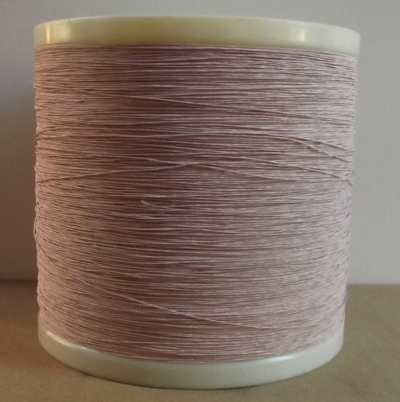 

(5metes/lot) 0.1mm*450 Strands Mine Antenna Litz Wire Multi-strand Polyester Silk Yarn Envelope Braided Copper Cable