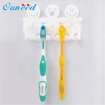 

Happy Sale Bathroom Sets Cartoon Sucker 5 Position Toothbrush Holder Suction Hooks sep926