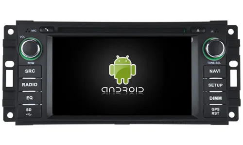 Top Android 8.0 CAR  DVD player FOR JEEP COMPASS COMMANDER LIBERTY PATRIOT WRANGLE  CHRYSLER SEBRING 300C GRAND CHEROKEE DODGE gps 1