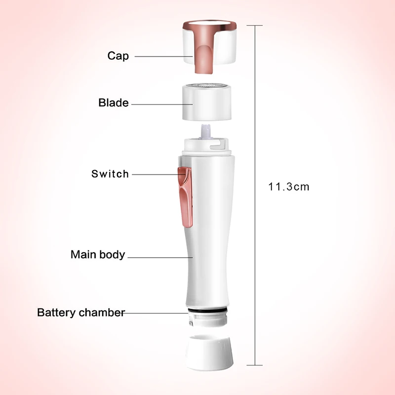 Электрический эпилятор, идеальный лазерный эпилятор для женщин, бритва для лица и тела, макияж, Женский мини электрический эпилятор