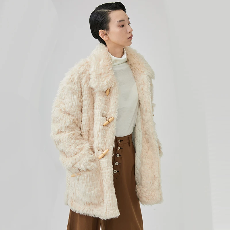 En Corne Mode Épais Longues Chaud Manteau Laine 2019 Nouveau Printemps Femmes eam Coton Boucle Manches D'agneau Ji860 Revers rembourré Parkas qXP8wU