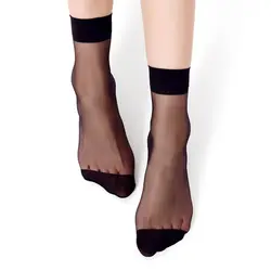 GUMNHU Летние бамбуковые женские короткие носки женские носки тонкие хрустальные прозрачные шелковые носки девушка заниженные носки