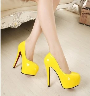 Yellow bottom heels Clearance