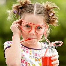 10 компл./лот горячая Распродажа глобальная популярная Волшебная Уникальная гибкая Новинка Мягкие соломинки для напитков очки пластиковые питьевые трубки забавная Питьевая