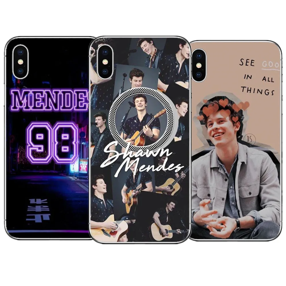 

Shawn Mendes 98 Singer rose art Hard PC Phone Cases Cover for iPhone 6 6S Plus 7 XR XS Max 8 8 Plus 5S SE X 10 Case Coque Capa
