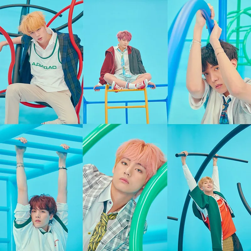 Kpop bangtan постер с прозрачным изображением настенные наклейки для украшения дома
