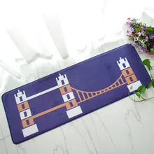 40X120 см Ковер винтажный Павлин Коврик противоскользящий коралловый Пол Дверной Коврик длинный ковер, домашний текстиль ковер