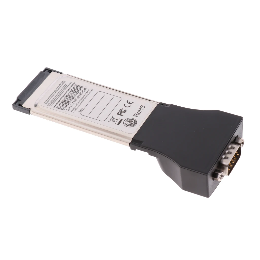 1 шт. Expresscard 34 мм последовательный порт экспресс карта RS232 адаптер для